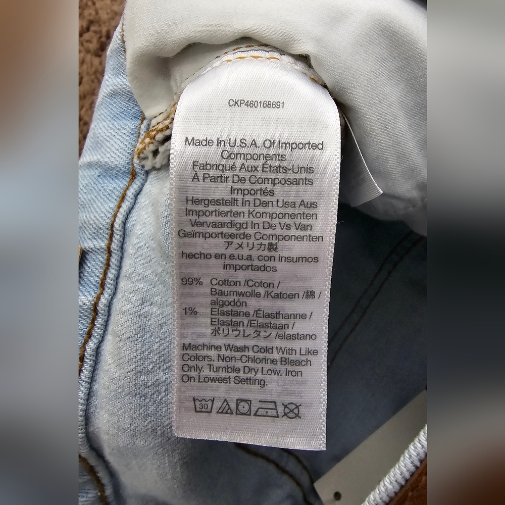 Madewell Balloon Magic Pockets Jeans Baleberry Wash Distressed sz 27 NWT - Picture 12 of 12